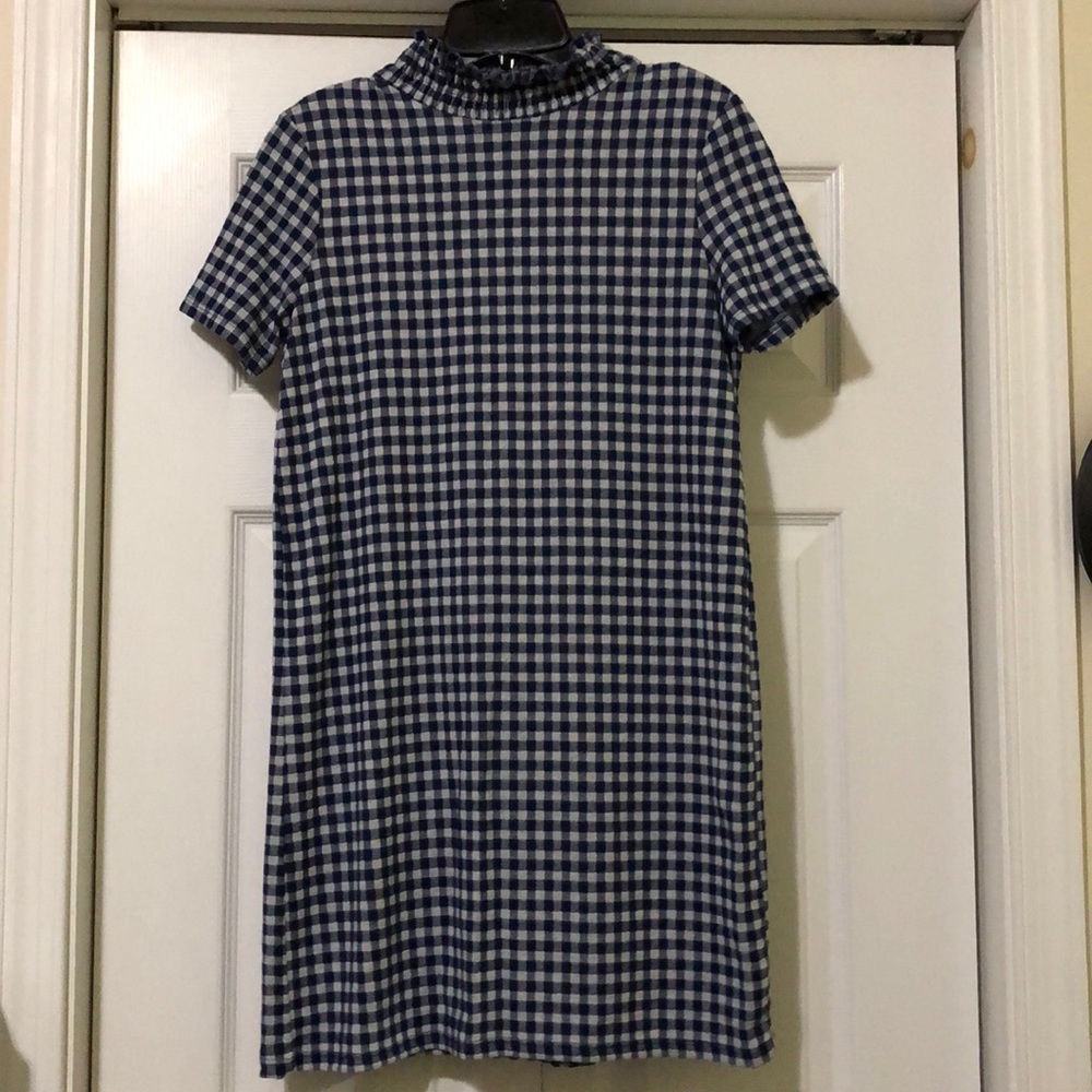Zara Blue Gingham Dress